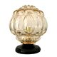Wall lamp in gilded bubble glass