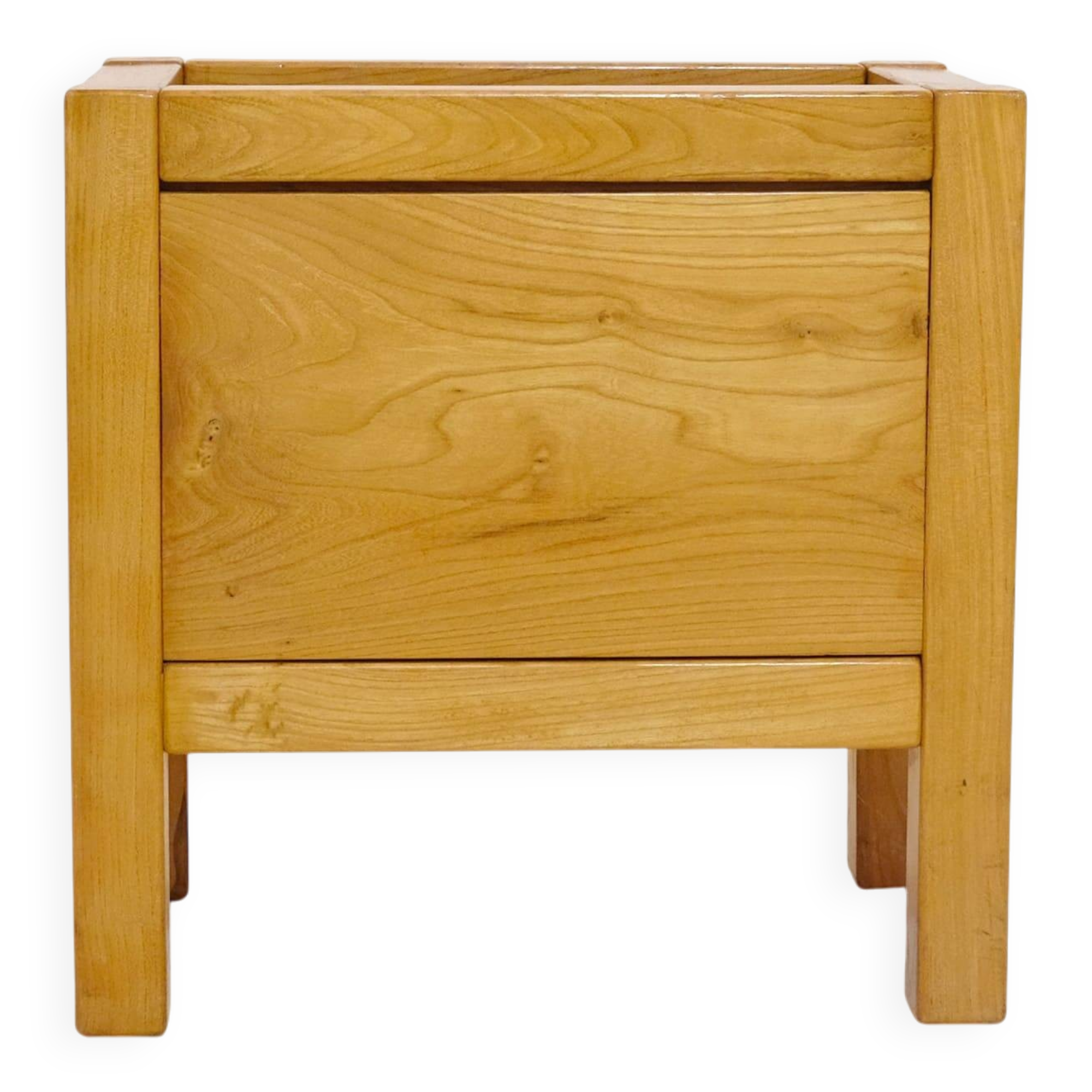 Solid wood planter from the 1970s-1980s.