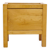 Solid wood planter from the 1970s-1980s.