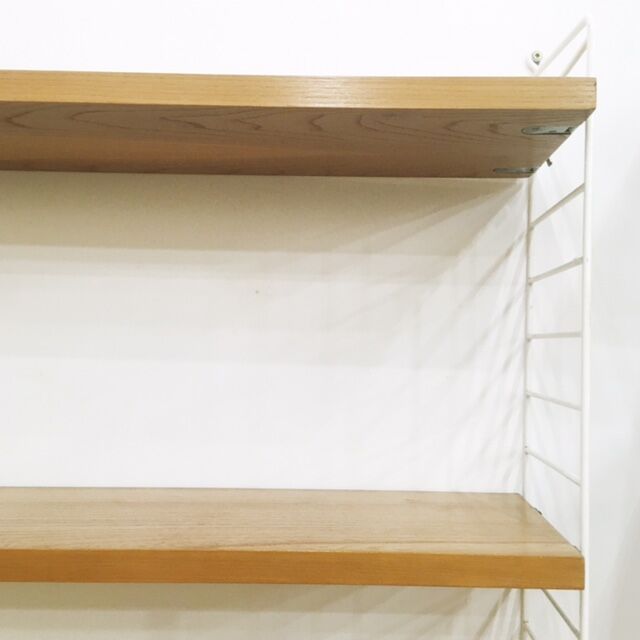 The Ladder Shelf wall unit, designed by  Kajsa & Nils Strinning for String, 1960s