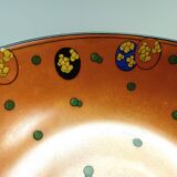 Orange Lacquered Porcelain Catchall by Royal Doulton, England