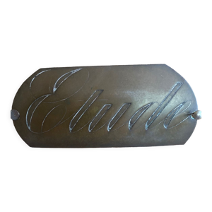 Plaque d’office ancienne