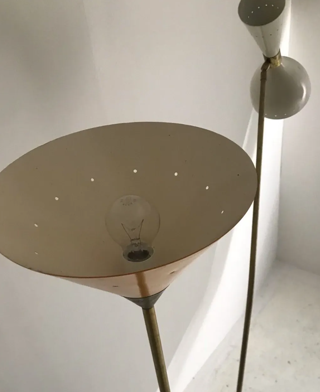 Italian lamppost in the style of the 50s