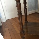 Old console in turned pine feet