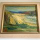 Vintage Modernists Oil Painting Autumn Landscape by Aksel 1960s
