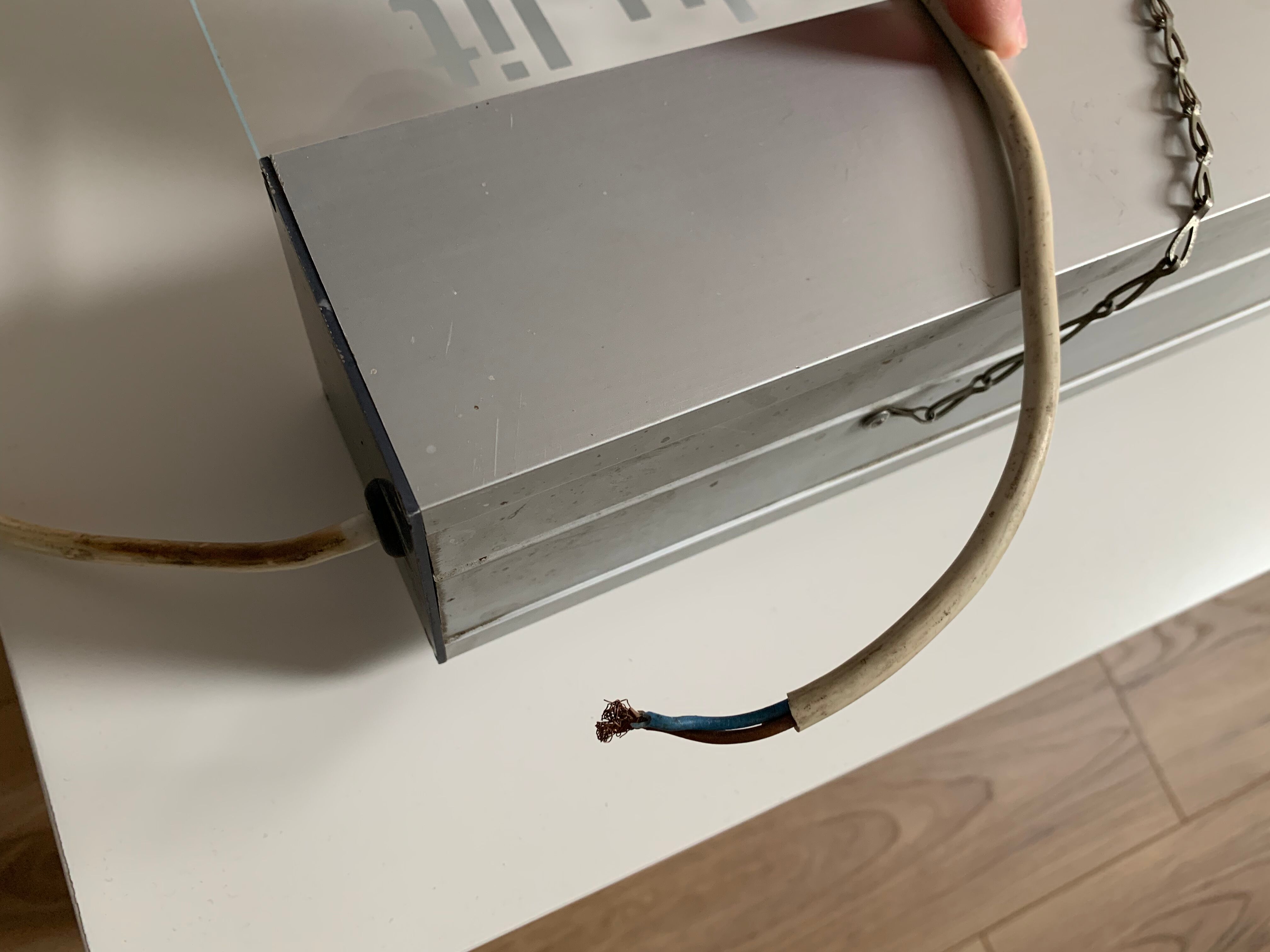 Illuminated vintage advertising sign