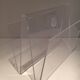 Acrylic magazine rack. Circa 1970.