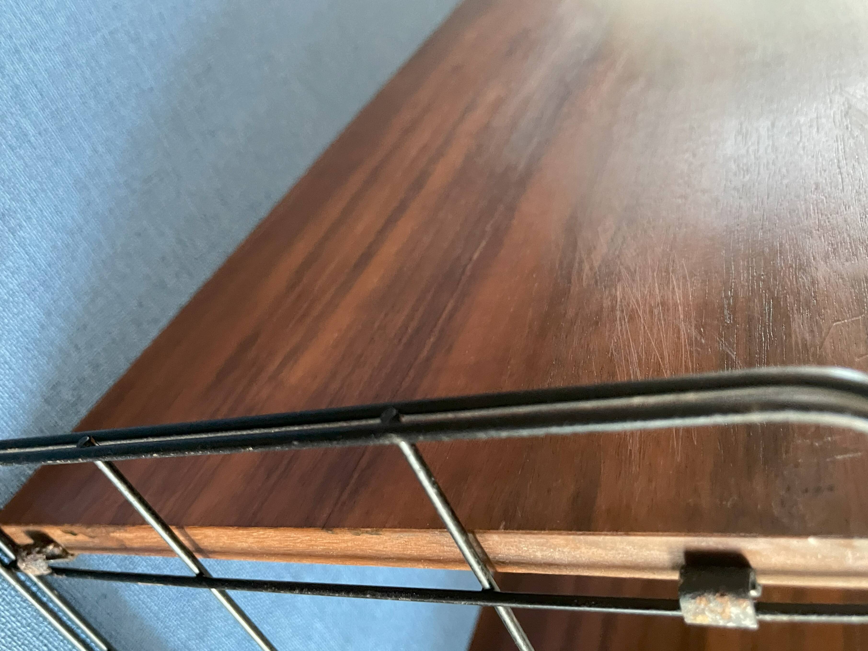 3 teak wall shelves, Nils Strinning