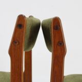 1960s Pair of  Danish Teak Dining Chairs, Restored