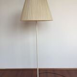 Vintage 50-60s Dutch design white floor lamp by H. Fillekes for Artiforte black base