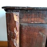 19th-century oak castle chest