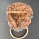 Lion door knocker / bronze door hammer