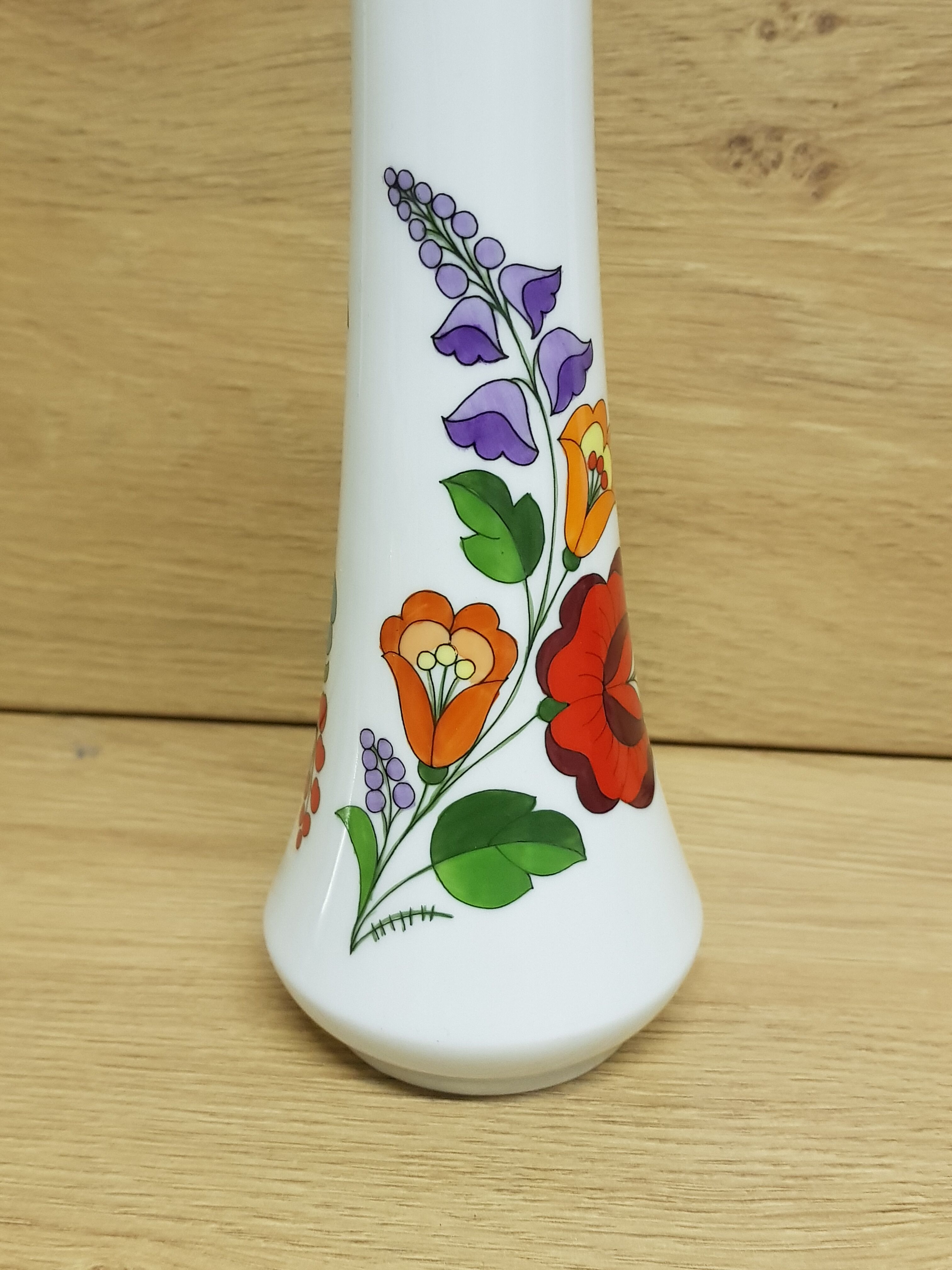 Vase hongrois Kalocsa peint à la main