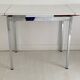Vintage 1970s white formica extending table
