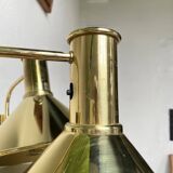 Pair of Hovik Lys brass wall lights Jonas Hidle Denmark