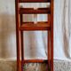 High chair for baby in solid pine - mid 20th century.