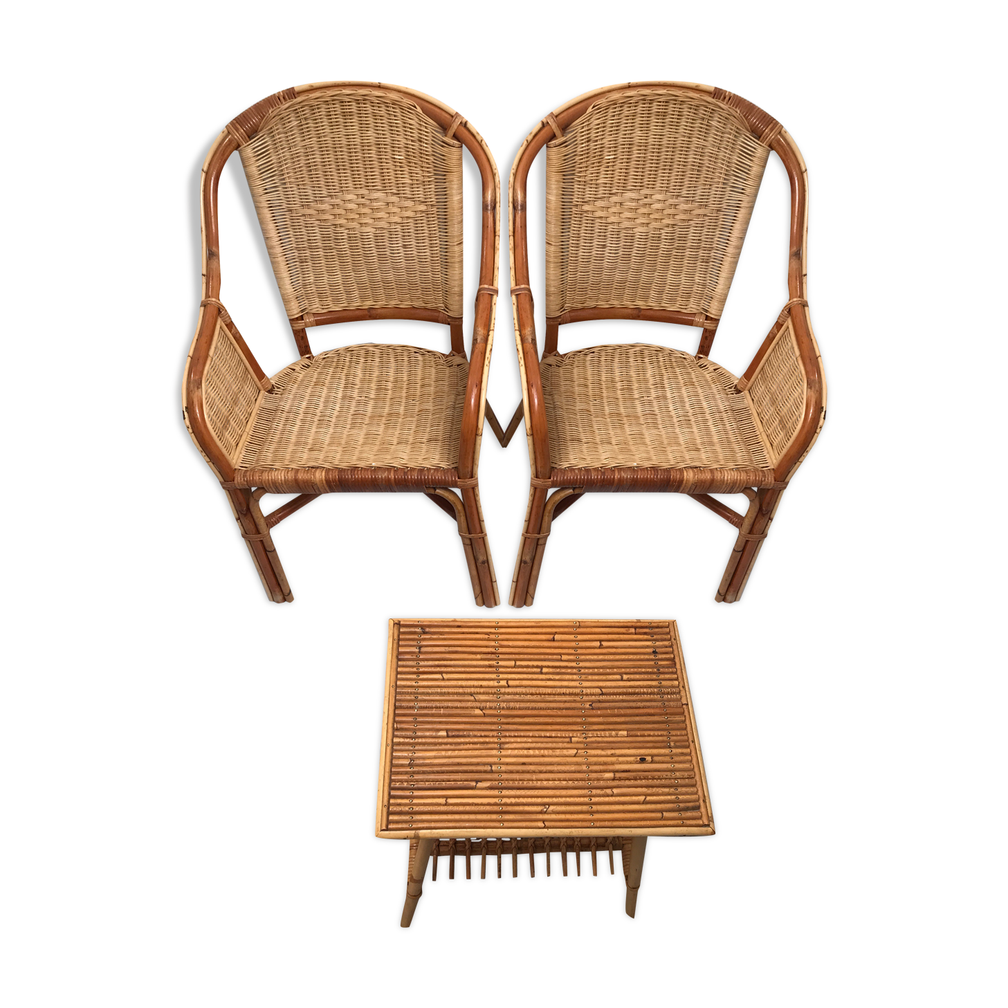 vintage rattan garden furniture