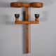 Guillerme et Chambron Wall lamp by Votre Maison. 1960s