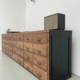 Very large craft furniture with 32 drawers