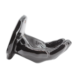 Black hand soap holder