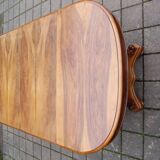 Napoleon III period walnut table from the late 19th century with extensions