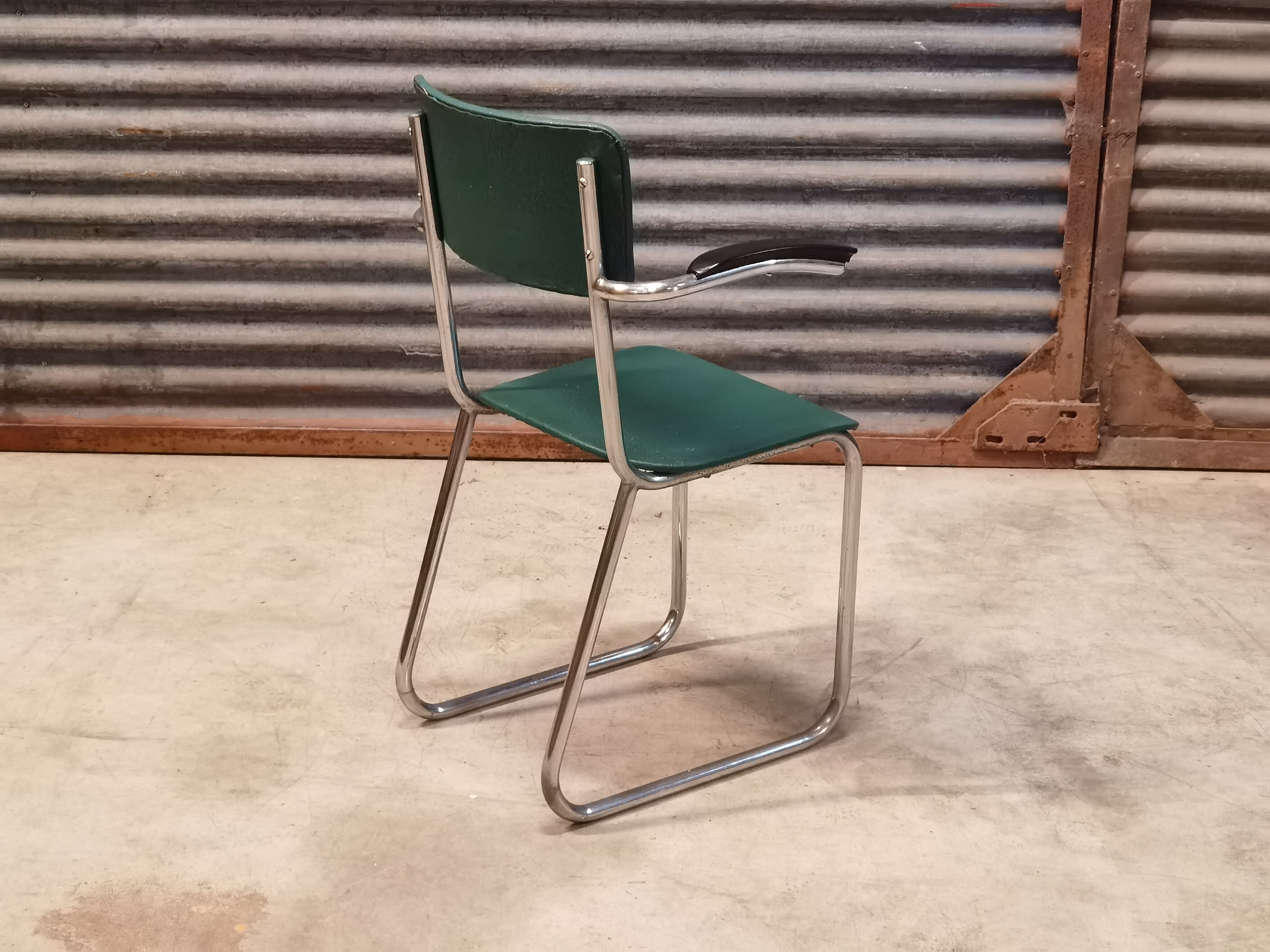 Vintage Gispen bauhaus chair