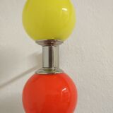 Pair of sconces from the 70s in opaline