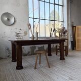 Dudouyt oak dining table 1940