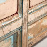 Antique white sideboard with original illustrations (c.1900) #7