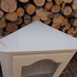 Wooden corner showcase