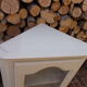 Wooden corner showcase