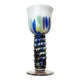 Postmodern metal and glass goblet by Hans Jürgen Richartz for the Richartz art collection, 1980s.