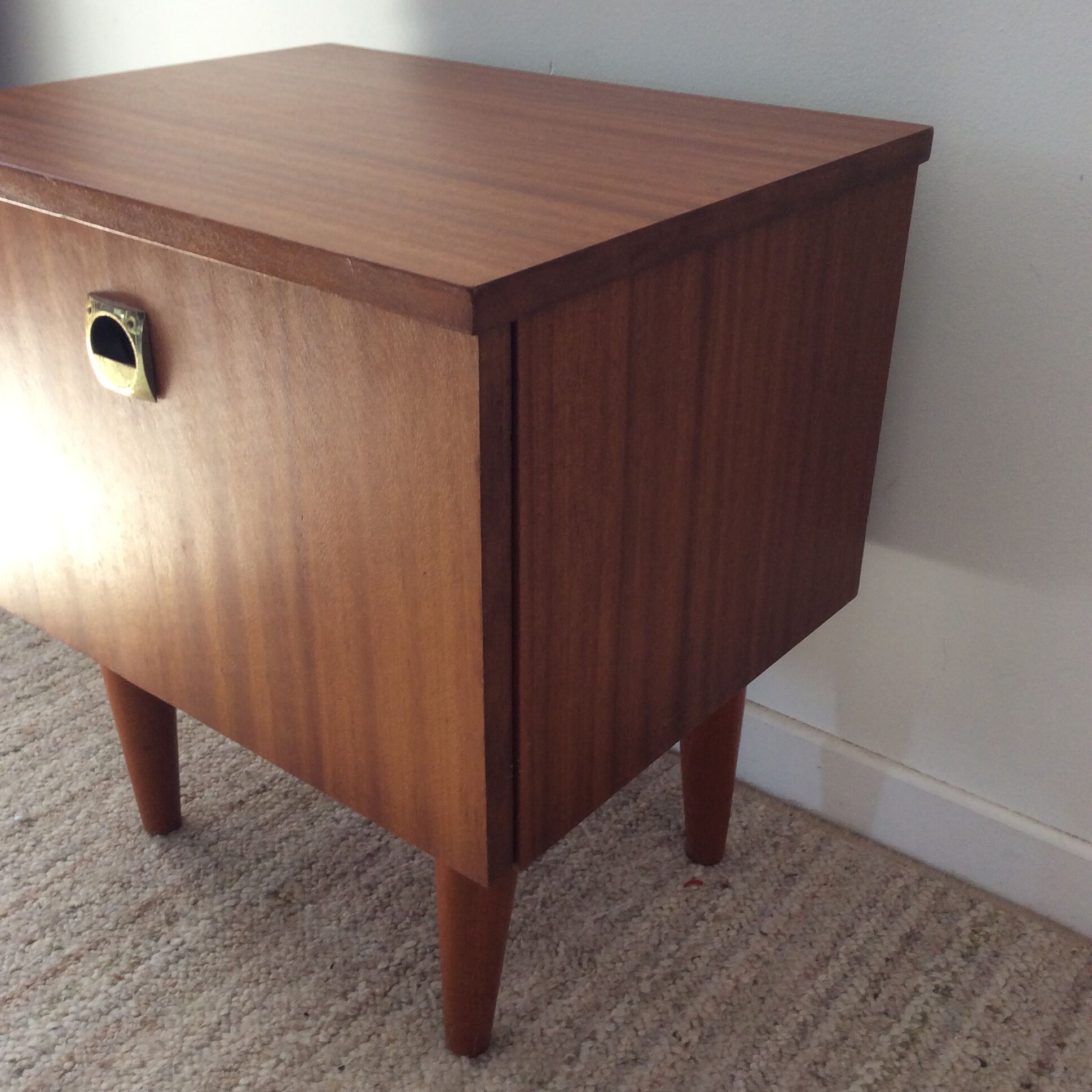 Vintage bedside from the 60s and 70s