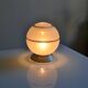 Art deco frosted glass ball table lamp