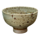 Pyrite stone bowl signed by Gustave Tiffoche – vintage French ceramics from the 70s.