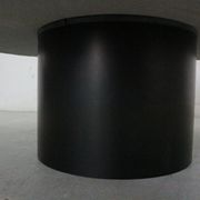 Mid-century  granite stone round coffee table, 1970's italy