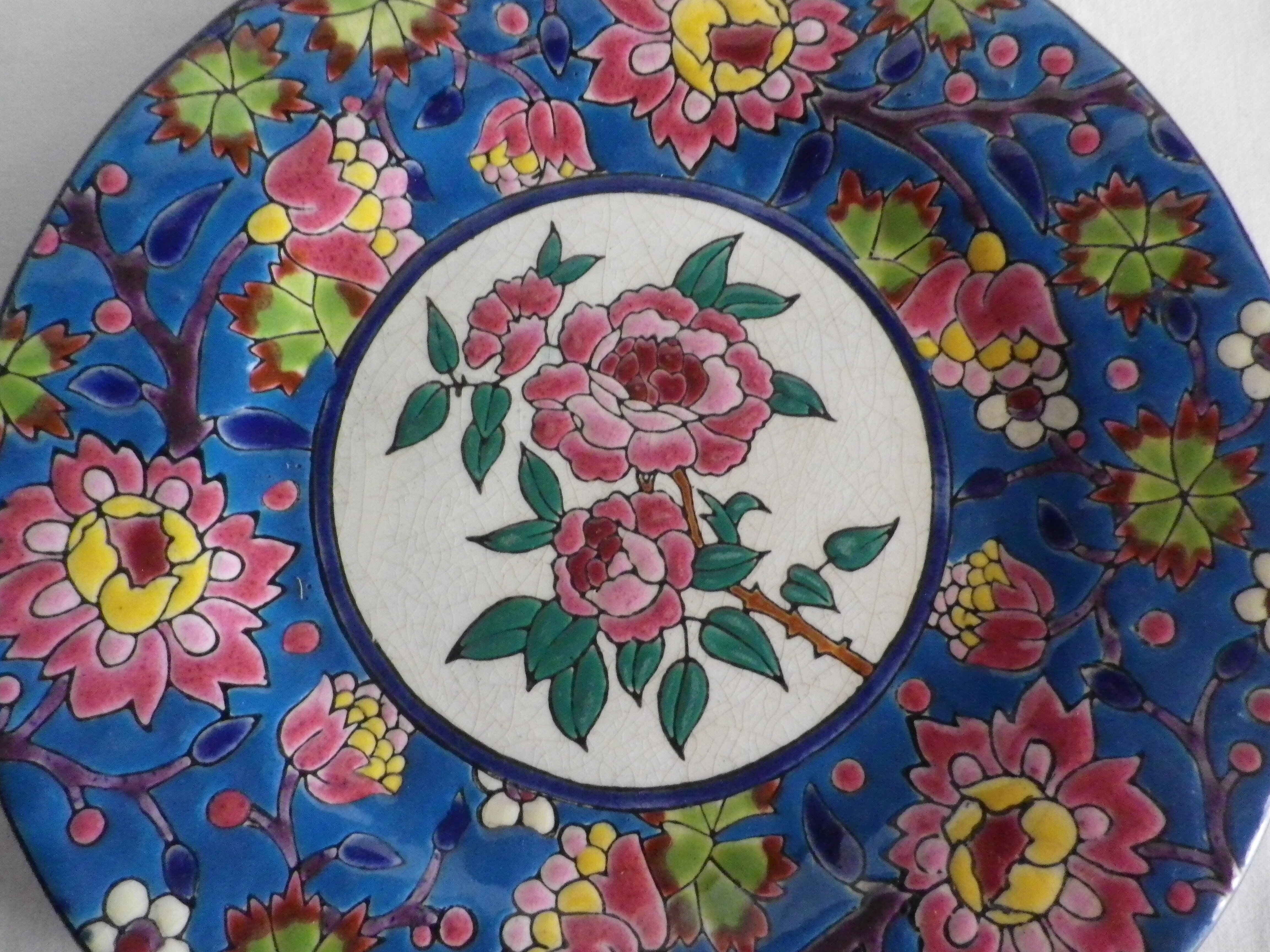 Enamel plate la louvière