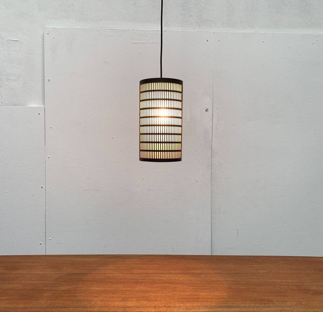 Mid-century minimalist perforated pendant, 1960s