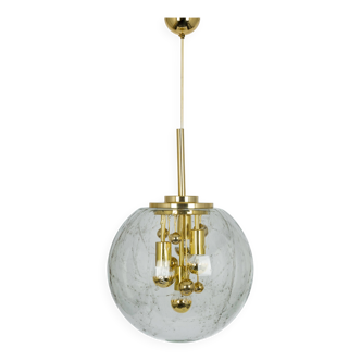 Sputnik Ball Chandelier by Doria, Germany, 1970s