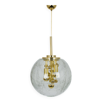 Sputnik Ball Chandelier by Doria, Germany, 1970s