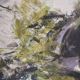 Zao wou-ki: abstract mountain landscape - original lithograph
