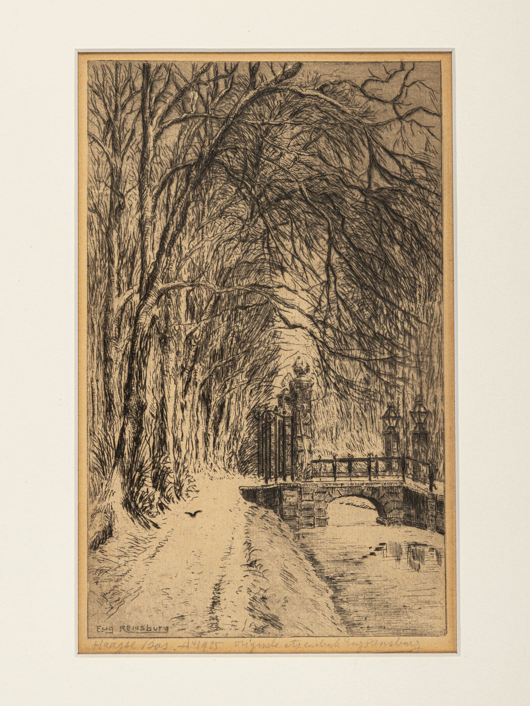 The Hague, B/W Etching on Paper, 31 x 40 cm