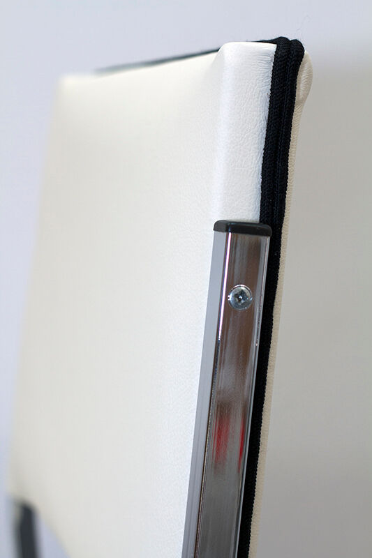 Chairs chromed metal design 70'