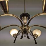 Brass chandelier from the 50s/60s
