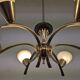 Brass chandelier from the 50s/60s