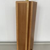 50s wooden lamp base
