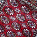 Vintage Uzbek Bukhara rug 122' x 213' 1960s - 1C1227