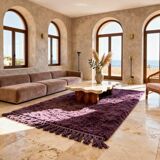 Handwoven traditional pure wool rug 1.4/2.6 m