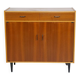 Commode en teck buffet vintage années 60 armoire meuble à chaussures