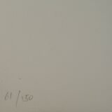 Utagawa Hiroshige: Japan, Suijin Shrine and Massaki on the Sumida River, signed lithograph.